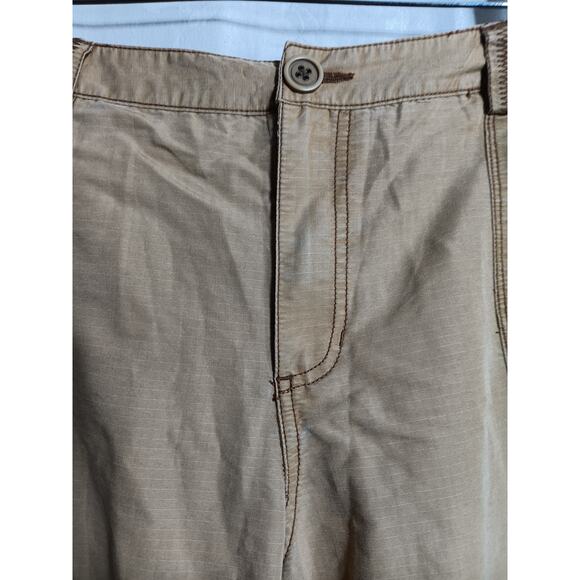 Lane Bryant Tan Ripstop Cropped Pants Size 18 - Picture 3 of 14